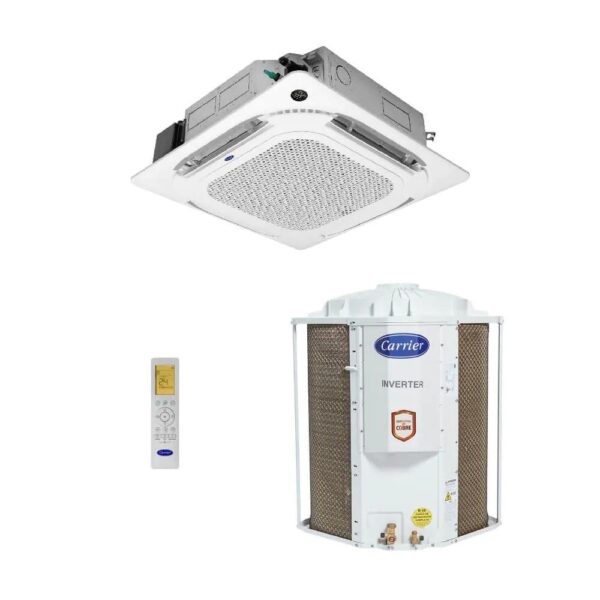 Ar-condicionado Split Cassete 4 Vias Carrier 60.000 BTUs Inverter Quente e Frio Wi-Fi – 38CQVE60515MC