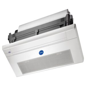 Ar-condicionado Split Cassete 1 Via Carrier 12.000 BTUs Inverter Quente e Frio Wi-Fi – 38TVQD12515MC