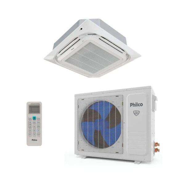 Ar-condicionado Split Cassete 4 Vias Philco 24.000 BTUs Inverter Frio – PAC24000ICFM16