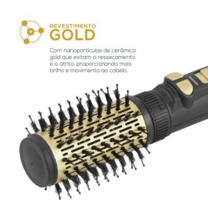 Escova Rotativa Britânia 3 Temperaturas 1300W Bivolt – BER20PD