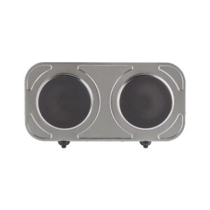 Fogão Elétrico de Mesa Agratto 2 Pratos Inox 2000W 127V – FM-01
