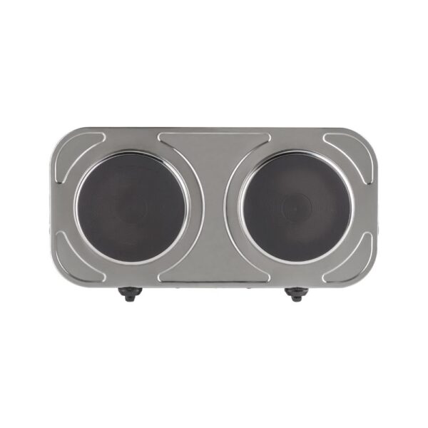 Fogão Elétrico de Mesa Agratto 2 Pratos Inox 2000W 220V – FM-02