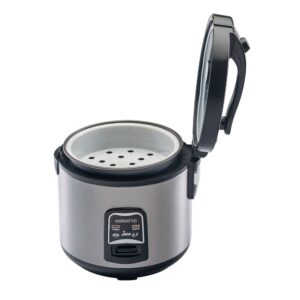 Panela Elétrica de Arroz Agratto 6 Xícaras Inox com Visor de Vidro 220V – PAI6X