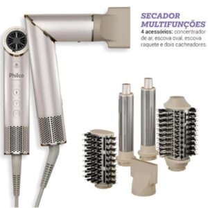 Secador de Cabelos Philco 4 em 1 Dobrável Motor BLDC 220V – PSC3500
