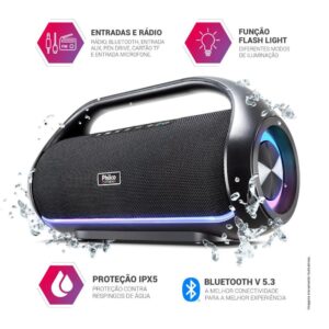 Caixa de Som Speaker Philco Extreme 220W Bivolt – PBS220BT