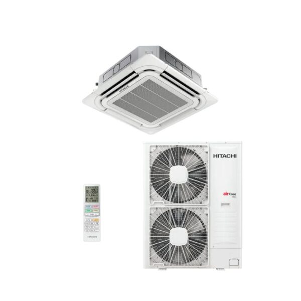 Ar-condicionado Split Cassete 4 Vias Hitachi 60.000 BTUs Inverter Quente e Frio Wi-Fi – SCI60B3IV