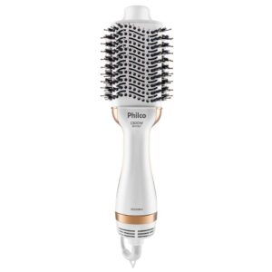 Escova Secadora Philco Bivolt 4 em 1 1300W Branca e Dourada – PES09BG