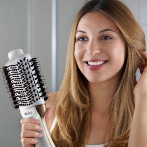 Escova Secadora Philco Bivolt 4 em 1 1300W Branca e Dourada – PES09BG