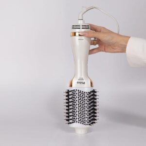 Escova Secadora Philco Bivolt 4 em 1 1300W Branca e Dourada – PES09BG