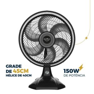 Ventilador Britânia 2 em 1 Maxx Force Turbo 150W 127V – BVT400
