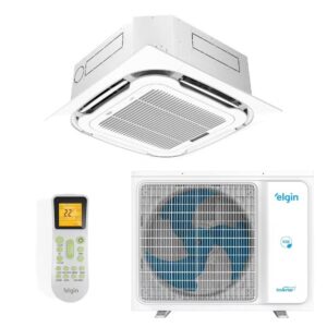 Ar-condicionado Split Cassete 4 Vias Elgin 24.000 BTUs Inverter Frio Wi-Fi – 45KDFI24C2NA