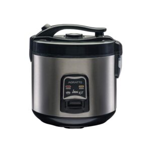 Panela Elétrica de Arroz Agratto 6 Xícaras Inox com Visor de Vidro 220V – PAI6X