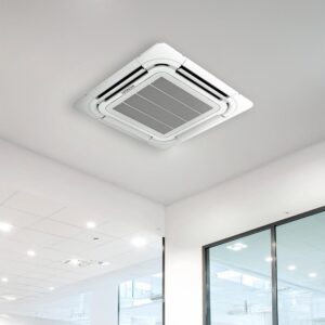 Ar-condicionado Split Cassete 4 Vias Hitachi 24.000 BTUs Inverter Quente e Frio Wi-Fi – SCI24B3IV