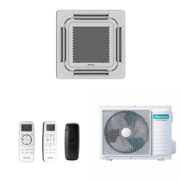 Ar-condicionado Split Cassete 4 Vias Hisense 36.000 BTUs Inverter Frio – AUW-36T4RKC
