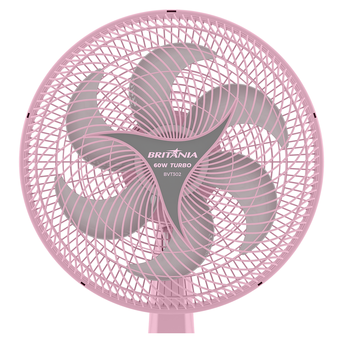 Ventilador Rosa Britânia BVT302 Tecnologia Maxx Force 60W