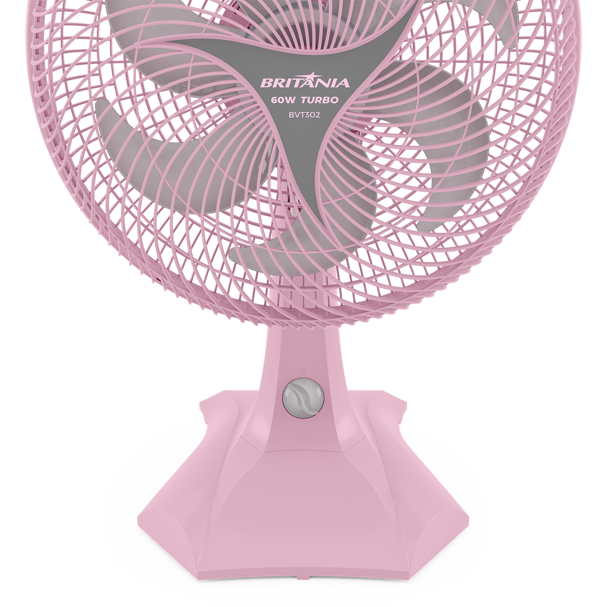 Ventilador Rosa Britânia BVT302 Tecnologia Maxx Force 60W