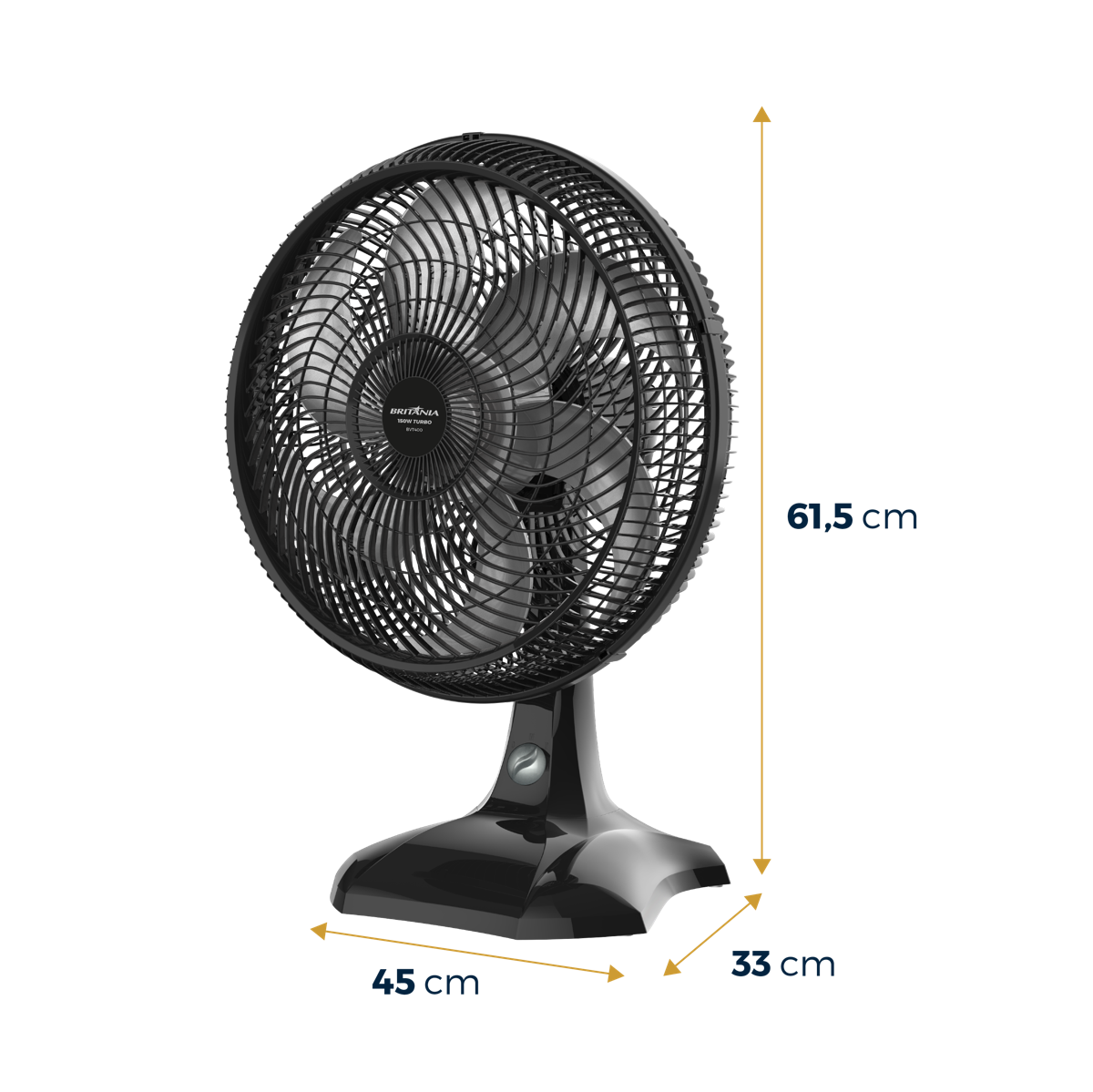 Ventilador Britânia 2 em 1 150W Maxx Force BVT400
