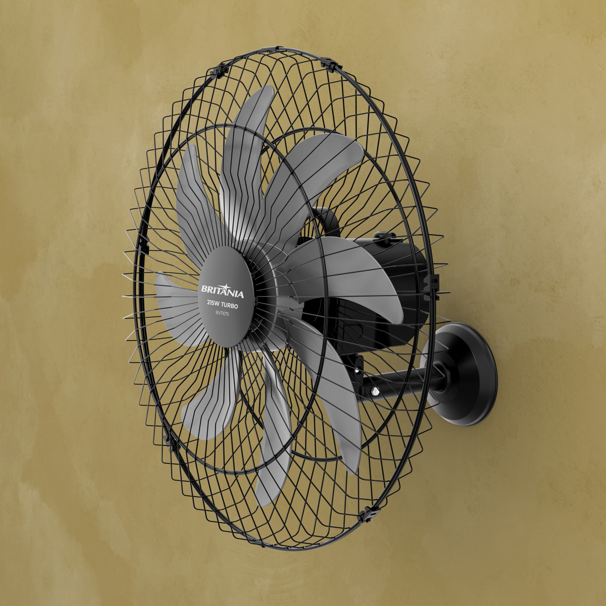 Ventilador de parede Britânia BVT675 Max Force 215W
