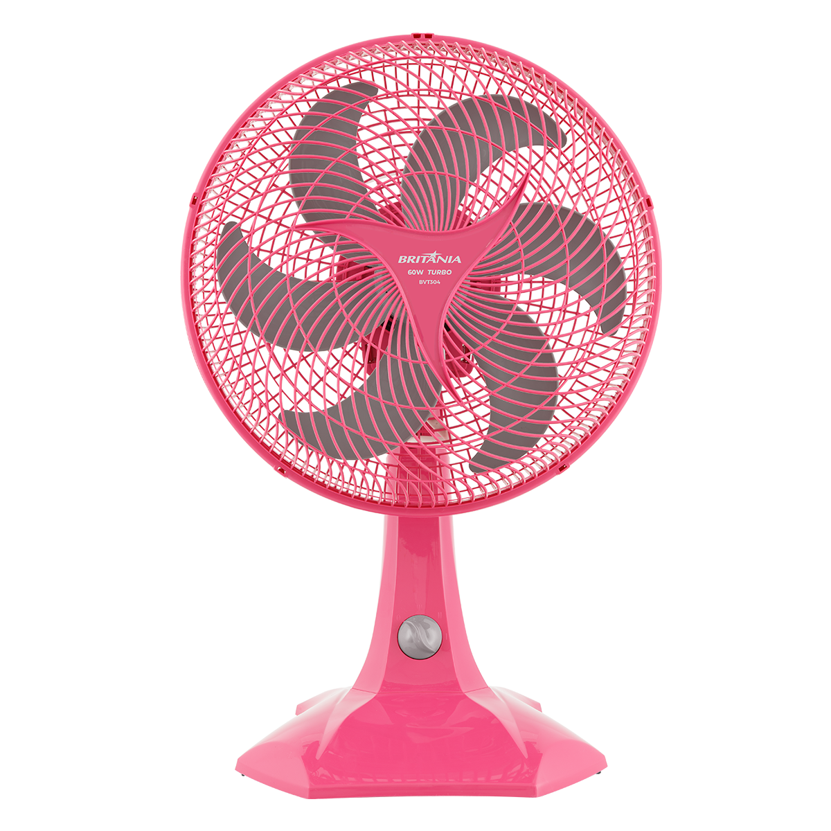 Ventilador Britânia Rosa 60W Hélice com 6 Pás BVT304