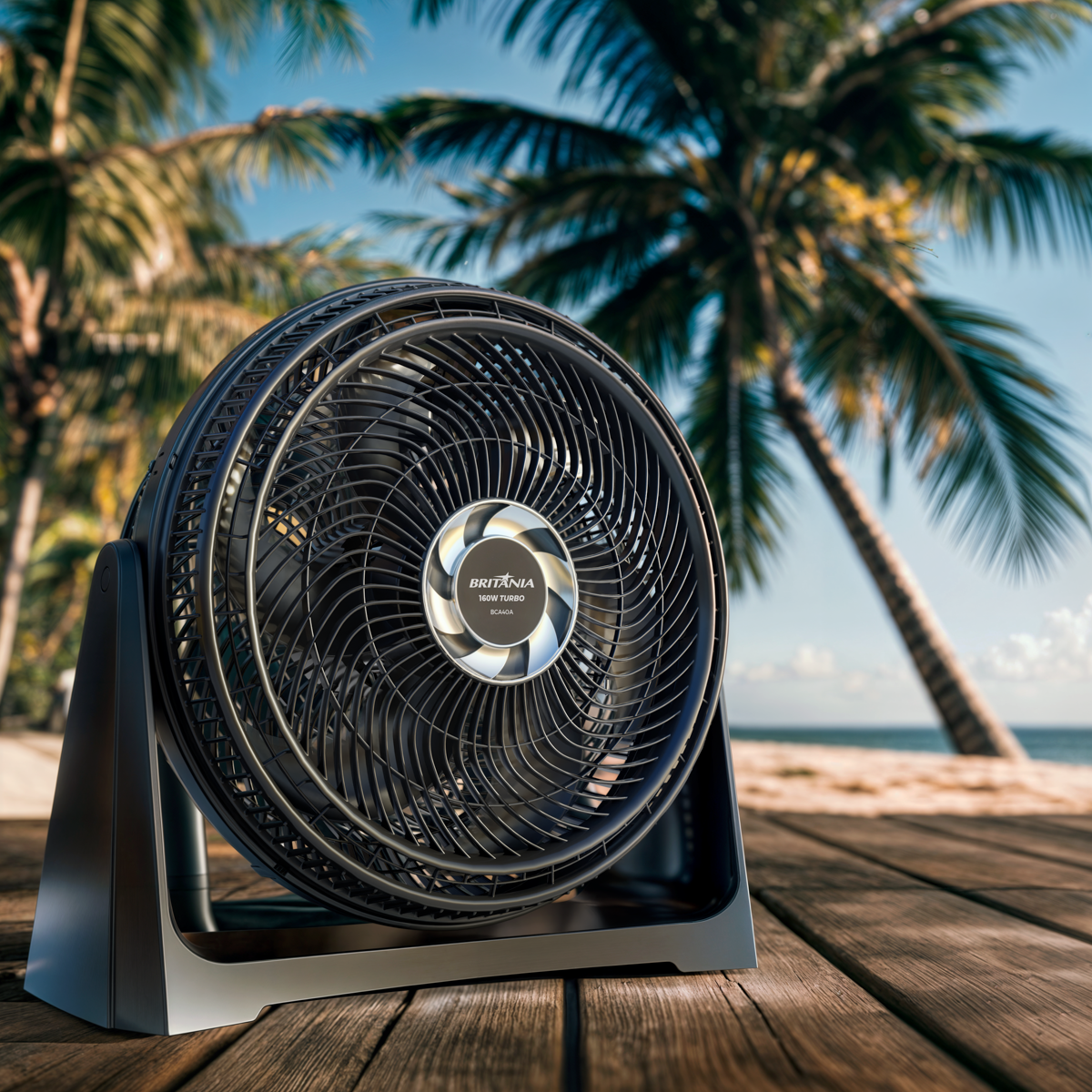 Ventilador Circulador Britânia 3 Velocidades 160W BCA40A