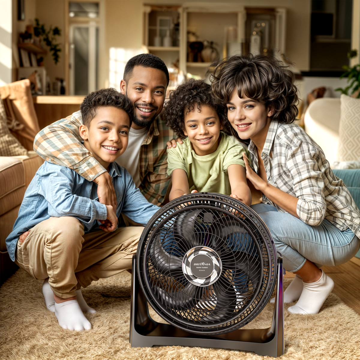 Ventilador Circulador Britânia 3 Velocidades 160W BCA40A