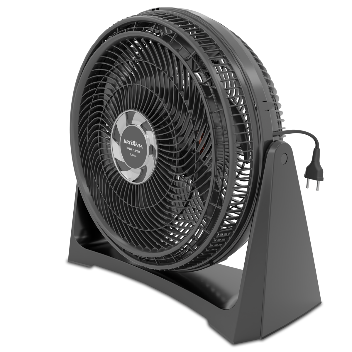 Ventilador Circulador Britânia 3 Velocidades 160W BCA40A