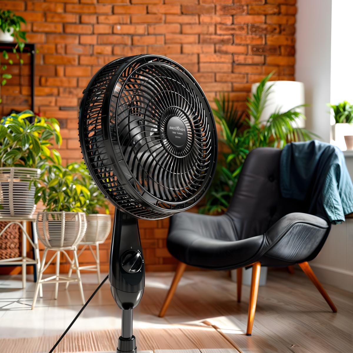 Ventilador de Coluna Britânia 6 Pás de 30cm 75W BVC31A2