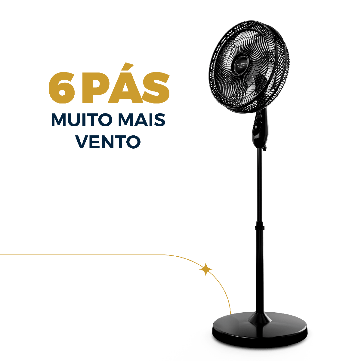 Ventilador de Coluna Britânia 6 Pás de 40cm 160W BVC41A