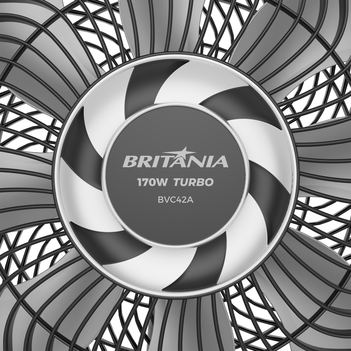 Ventilador de Coluna Britânia 8 Pás de 40cm 170W BVC42A