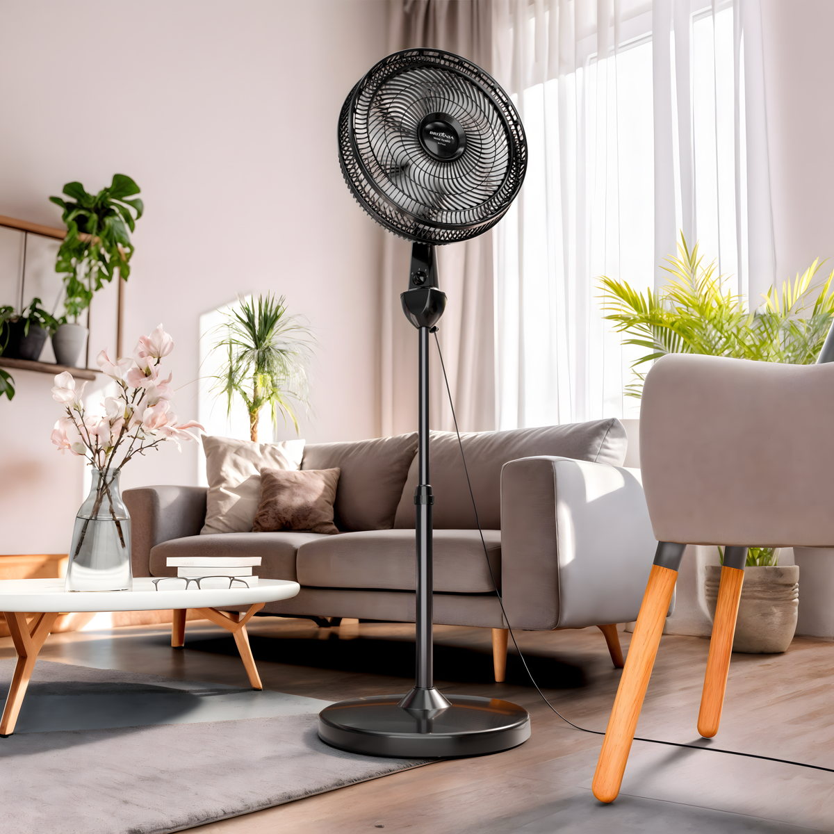Ventilador de Coluna Britânia Maxx Force 6 Pás 160W BVT44A