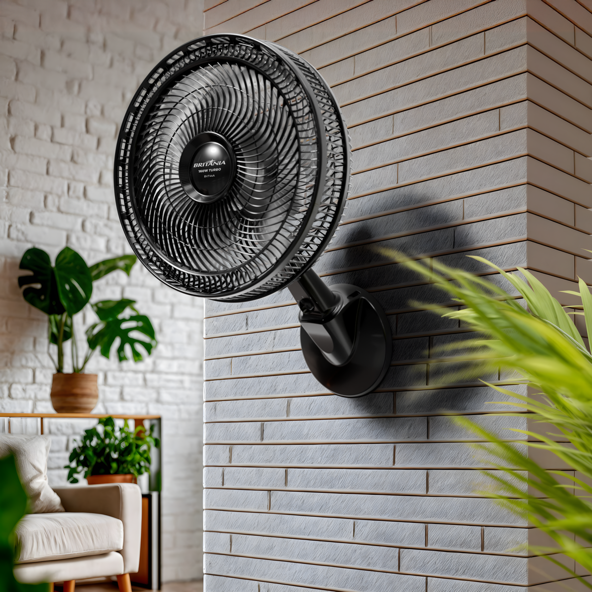 Ventilador de Coluna Britânia Maxx Force 6 Pás 160W BVT44A