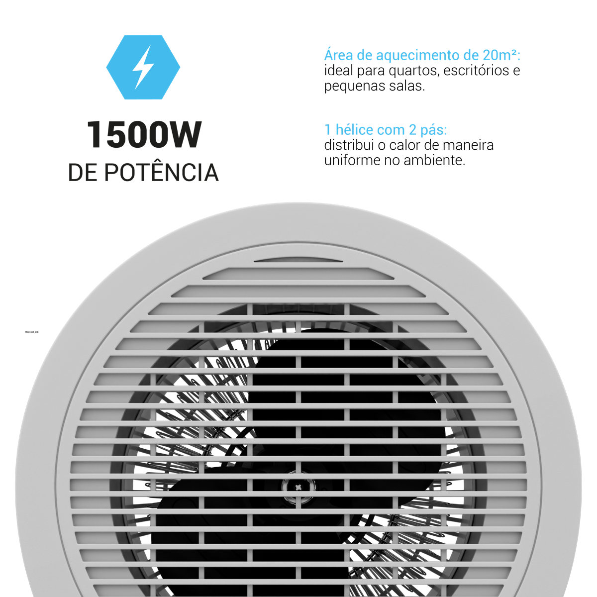 Aquecedor Philco Sistema Termo ventilador 3 em 1 PAQ2100A