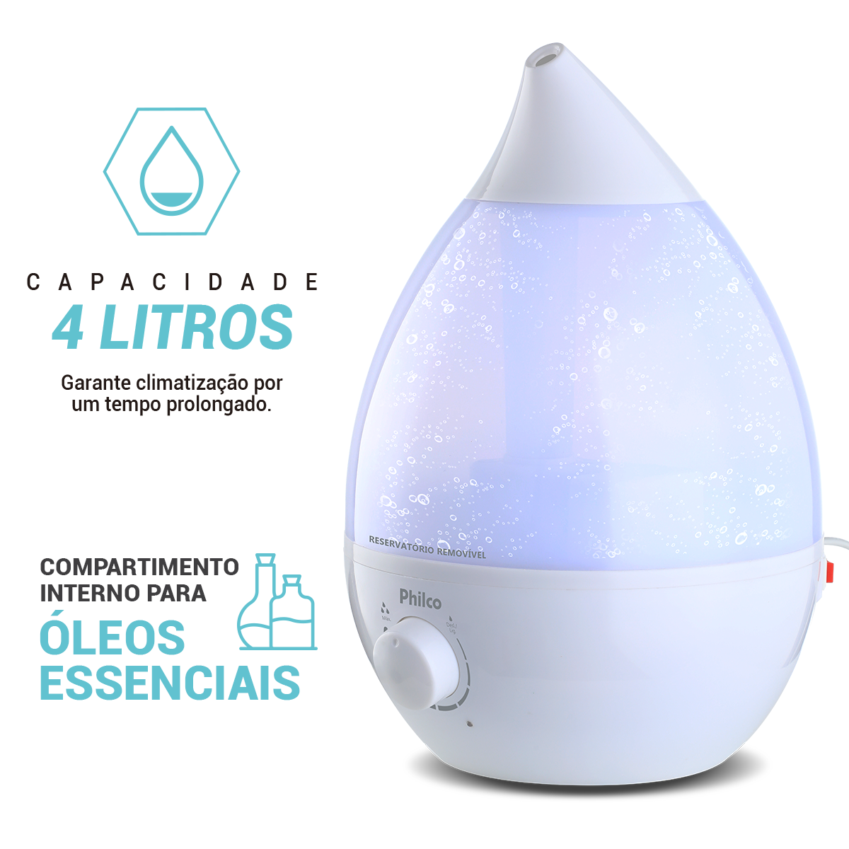 Umidificador de Ar Philco 4,2L PUD04B