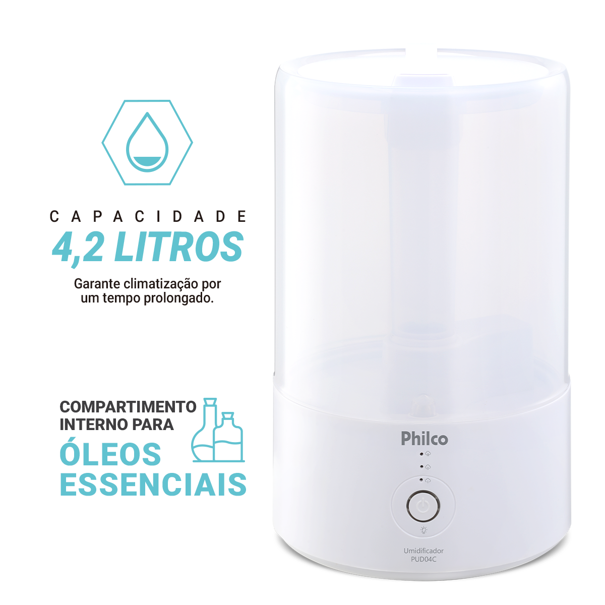 Umidificador de Ar Philco 4,2L PUD04C