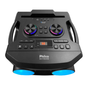 Caixa de Som Amplificada Philco Flash Lights 2400W PCX24000