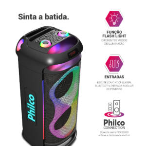 Caixa de Som Philco Ex Bass 700W Bluetooth V5.3 PCX6702