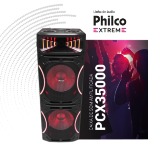 Caixa de Som Amplificada 3500W Philco Connection PCX35000