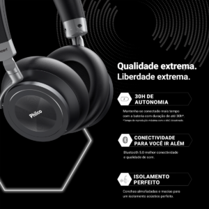 Headphone Philco PFO05BTSG Bluetooth Hands Free