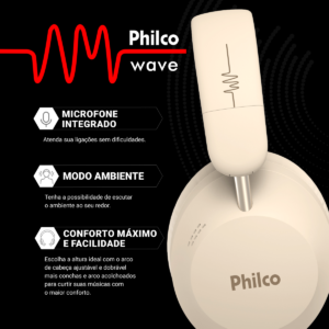 Fone de Ouvido Philco Bluetooth 5.4 PFO09G
