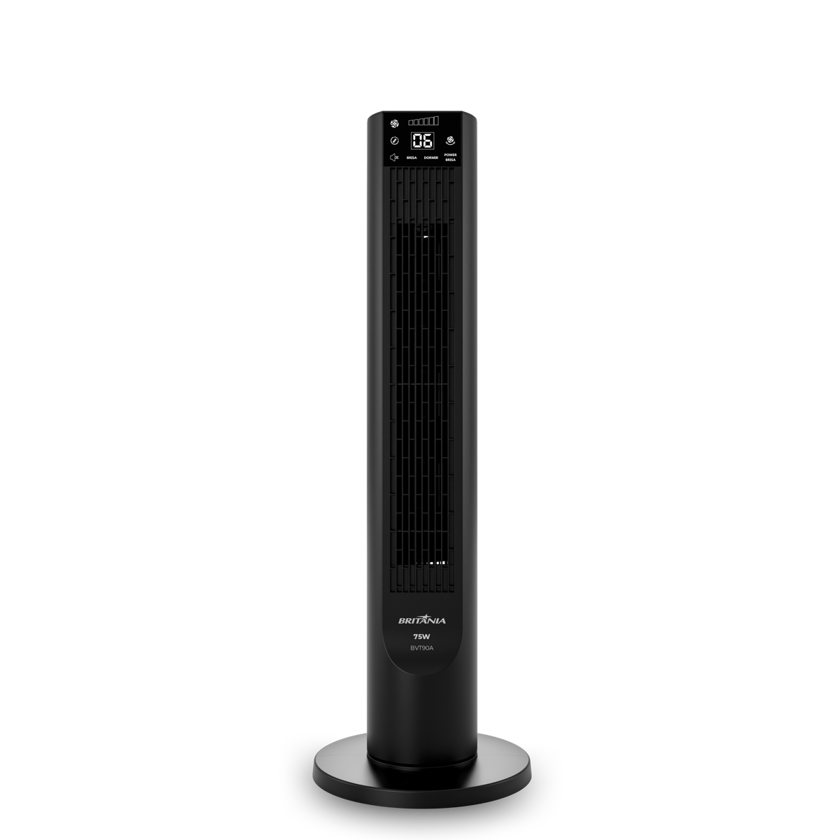 Ventilador Torre Britânia Painel Touch 75W BVT90A