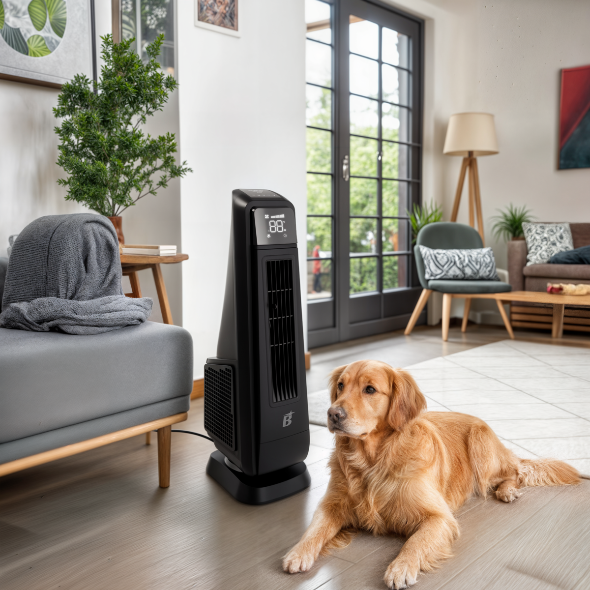 Ventilador Torre Britânia Painel Touch 127W BVT91A
