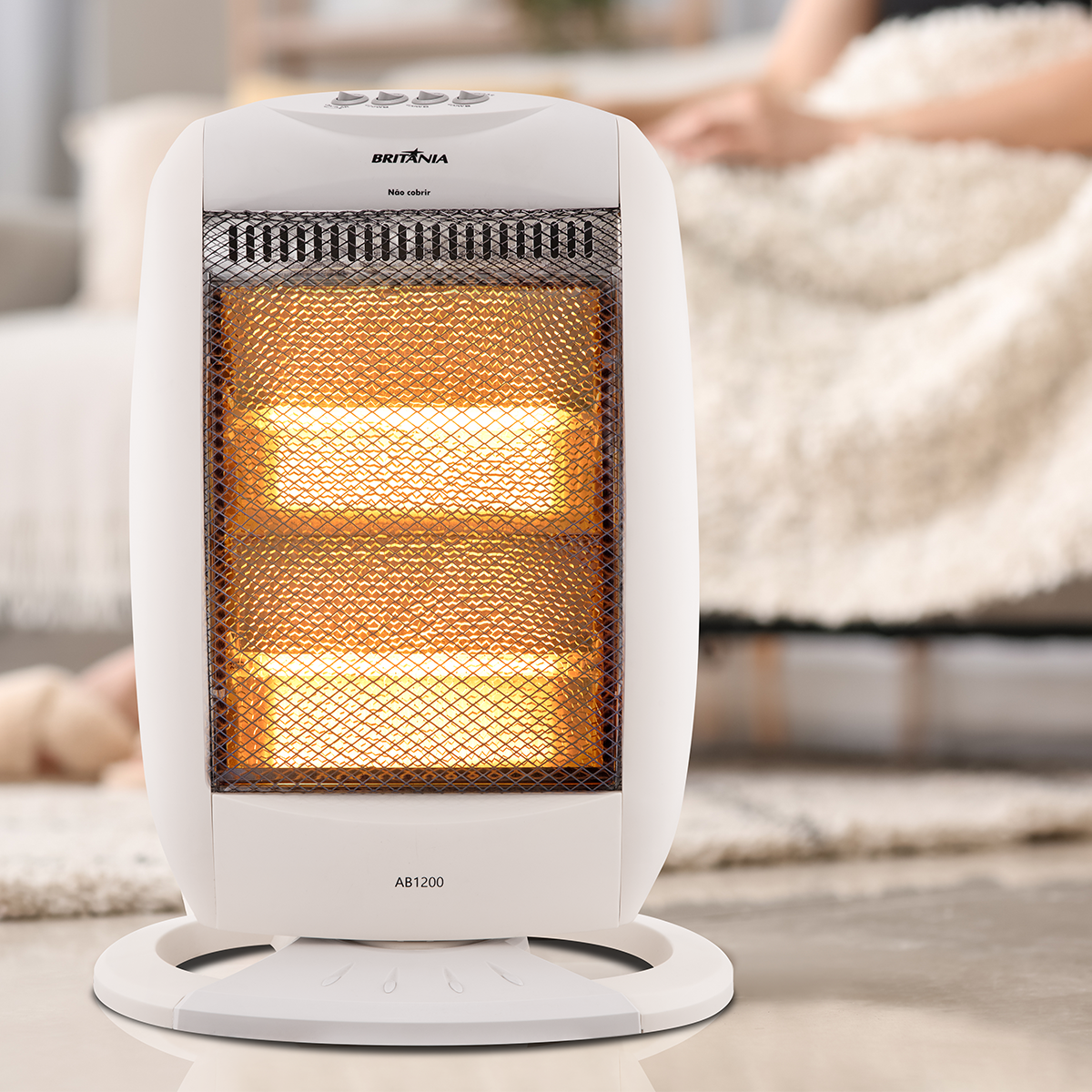 Aquecedor Britânia 3 níveis de potências 1200W AB1200