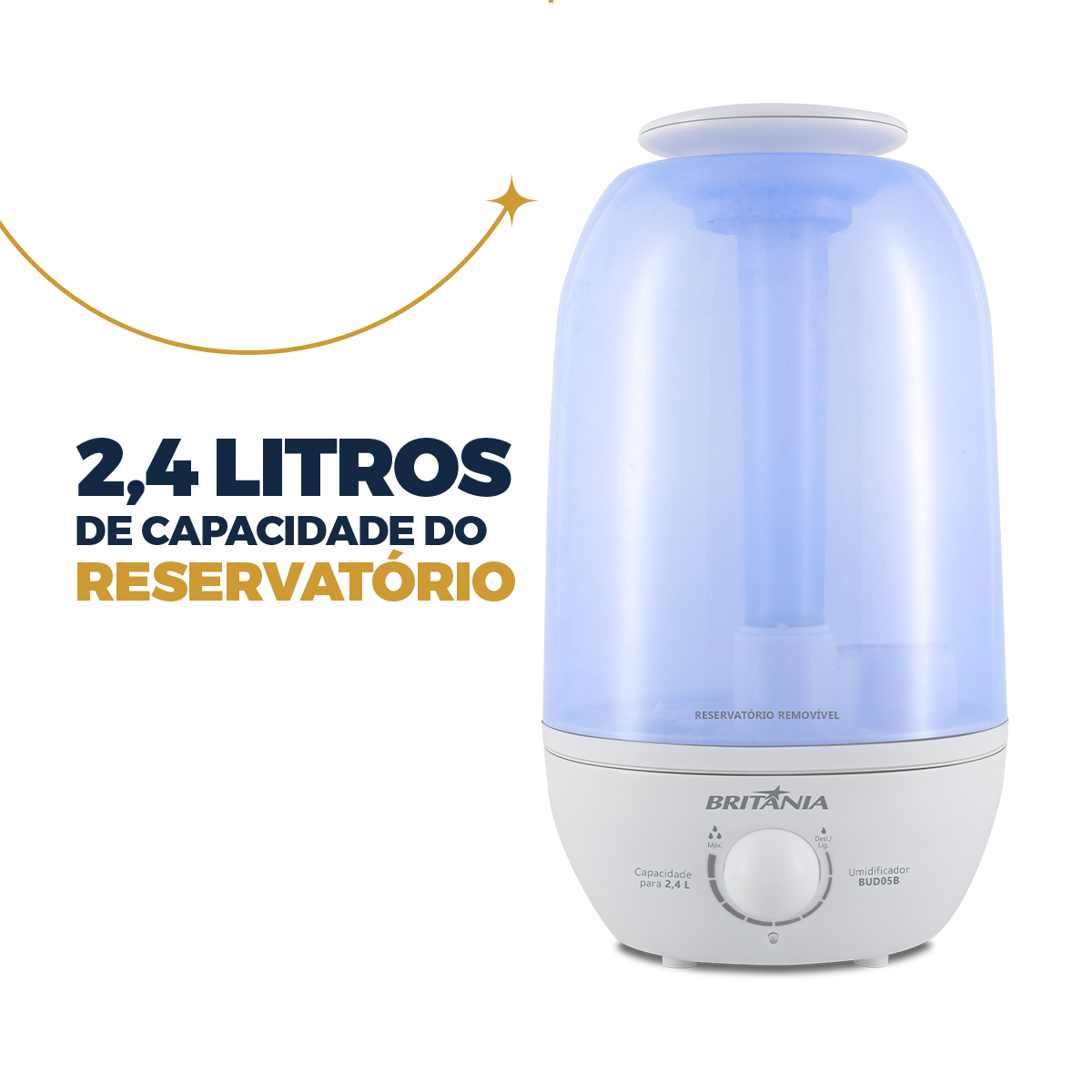 Umidificador de Ar Britânia 2,4L BUD05B