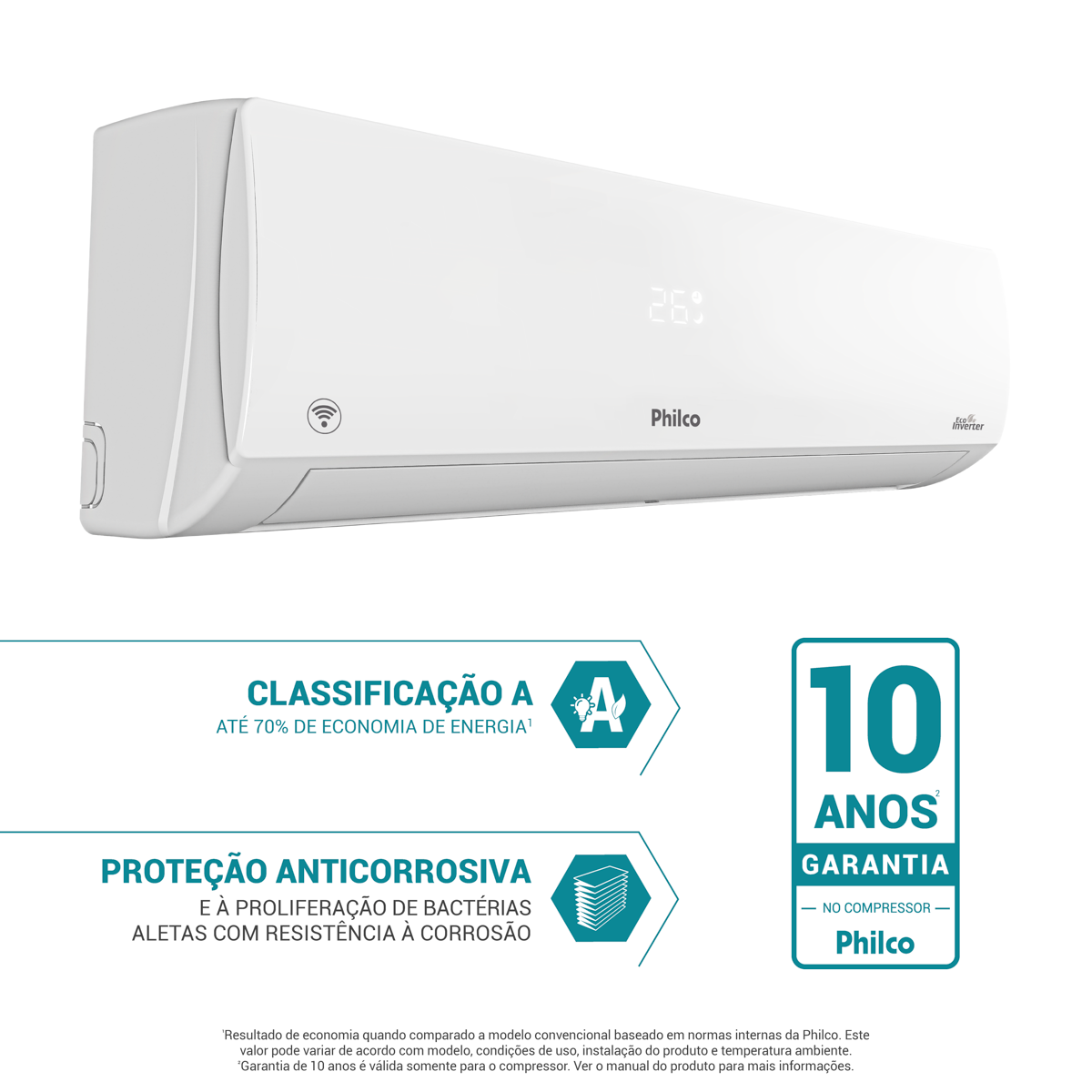 Ar-Condicionado Philco 18000 BTU/h PAC18000IFM15 Inverter