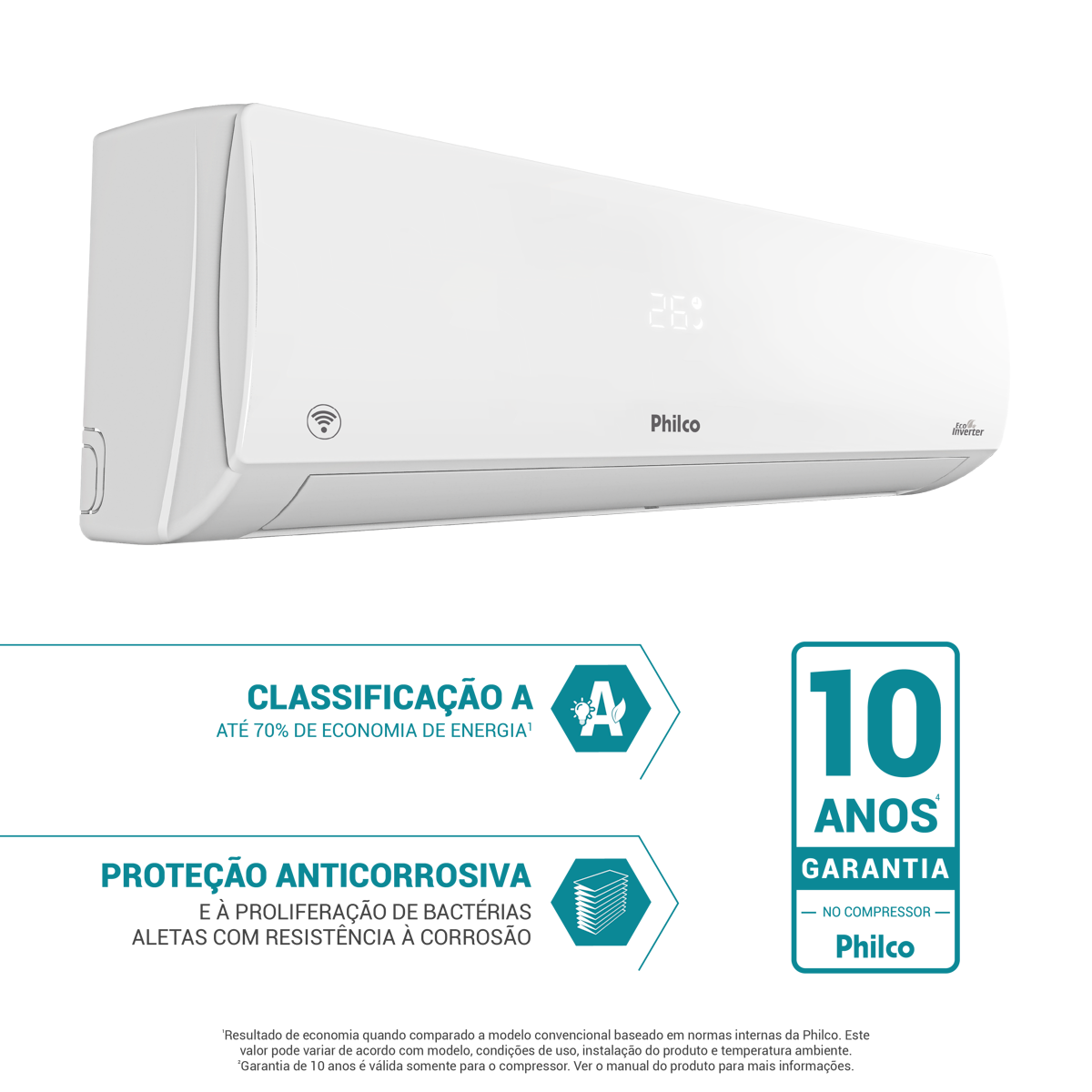 Ar-Condicionado Philco 30000 BTU/h PAC30000IFM15 Eco Inverter