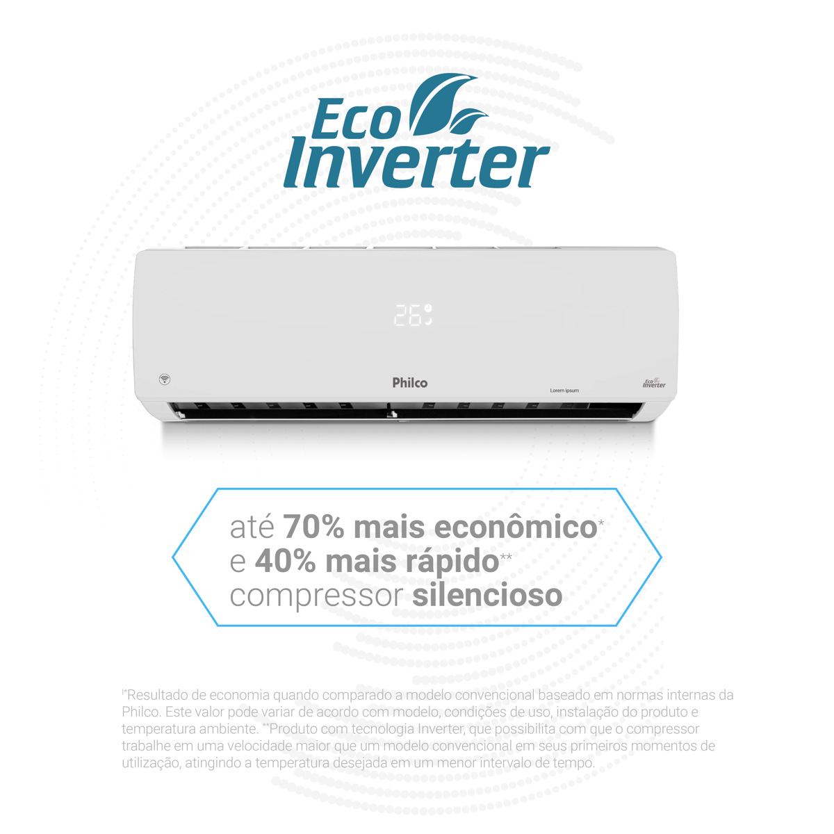 Ar-Condicionado Philco 36000 BTU/h PAC36000IQFM15 Eco Inverter