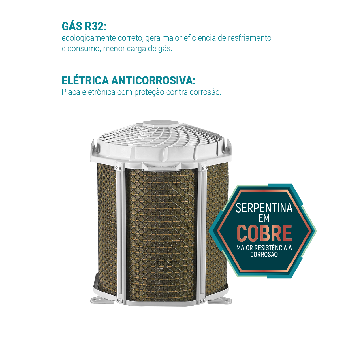Ar-Condicionado Inverter 12000BTUs Philco Frio PAC12FC