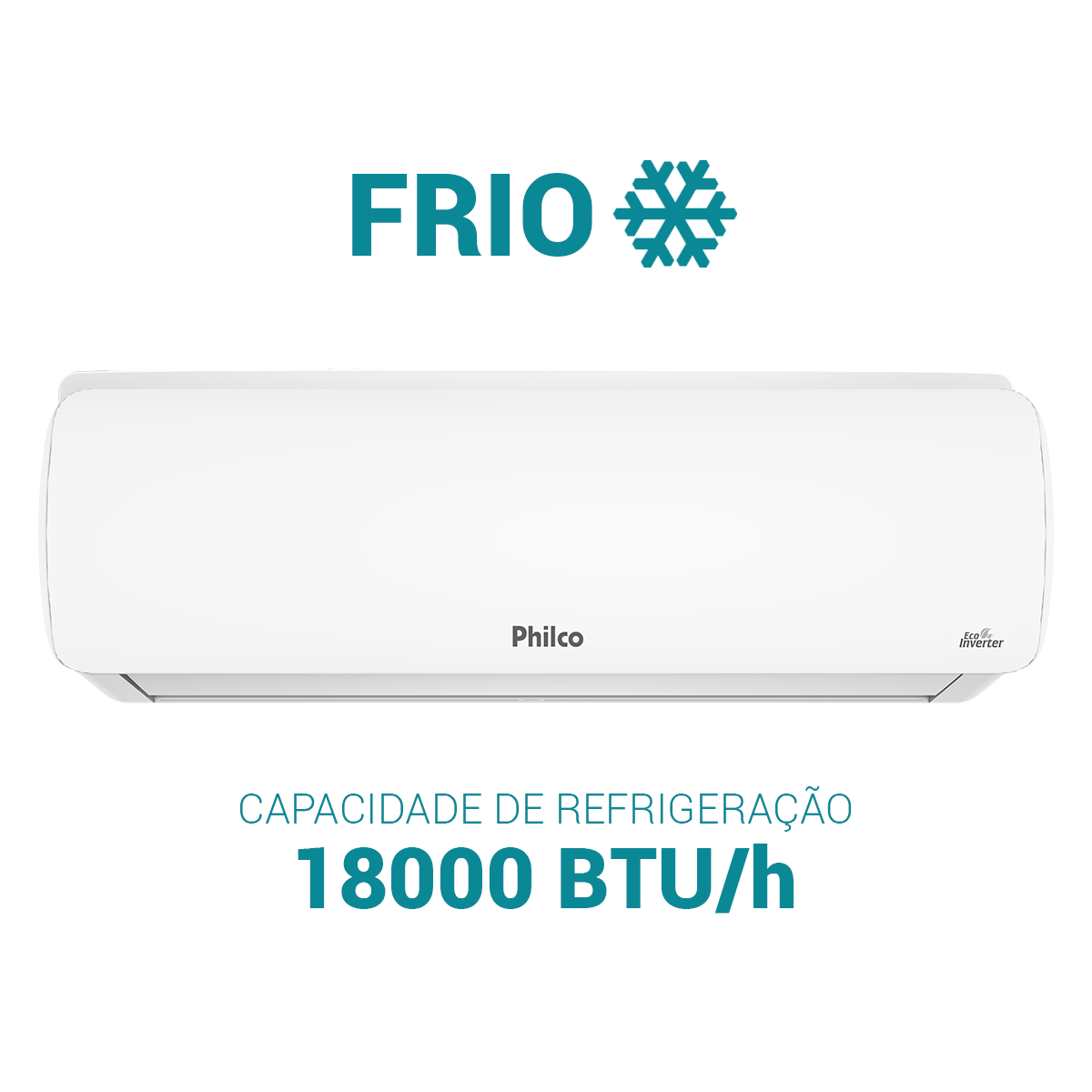 Ar-Condicionado Philco Split Inverter 18000BTUs Frio PAC18FC