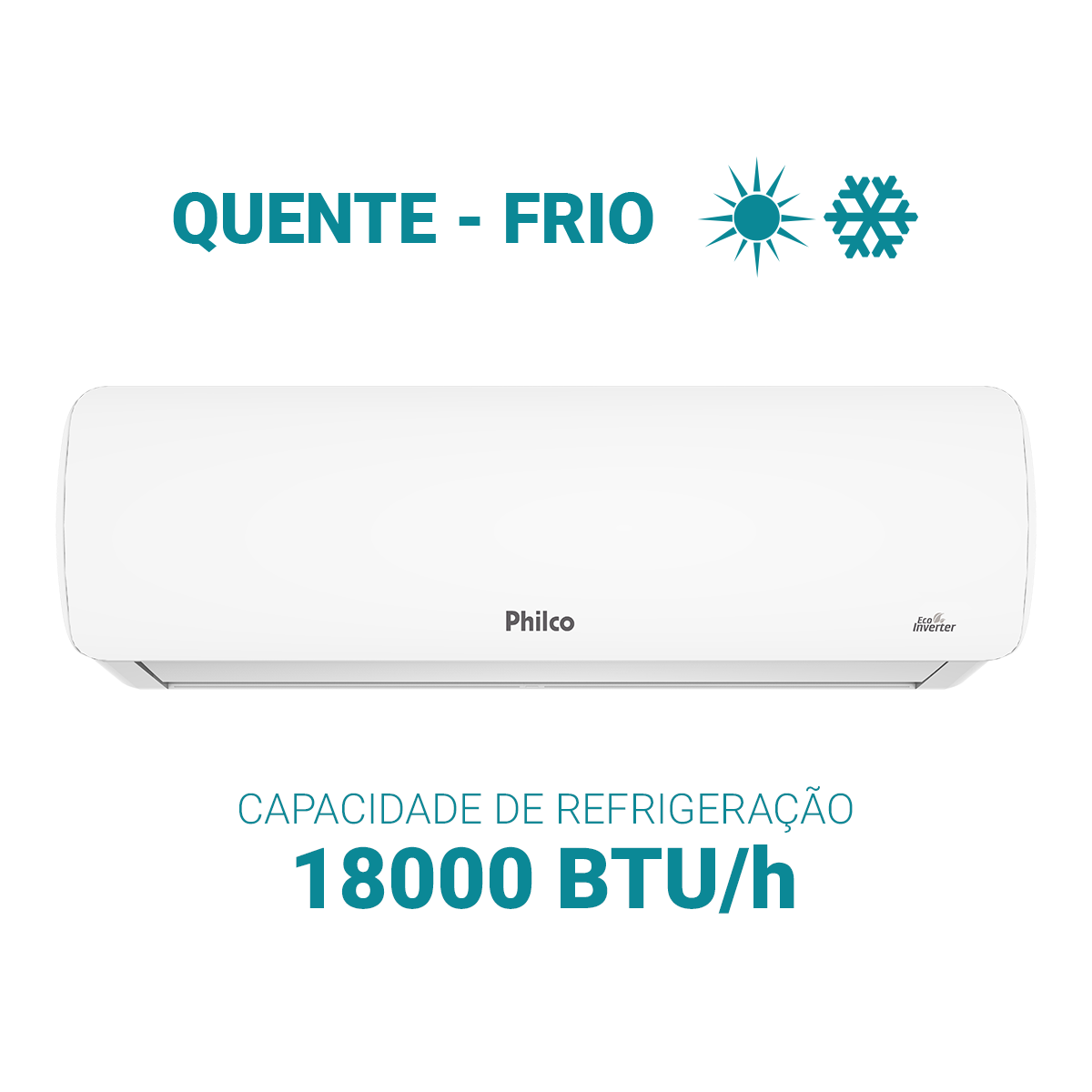 Ar-Condicionado Philco Split Inverter 18000BTUs PAC18QC