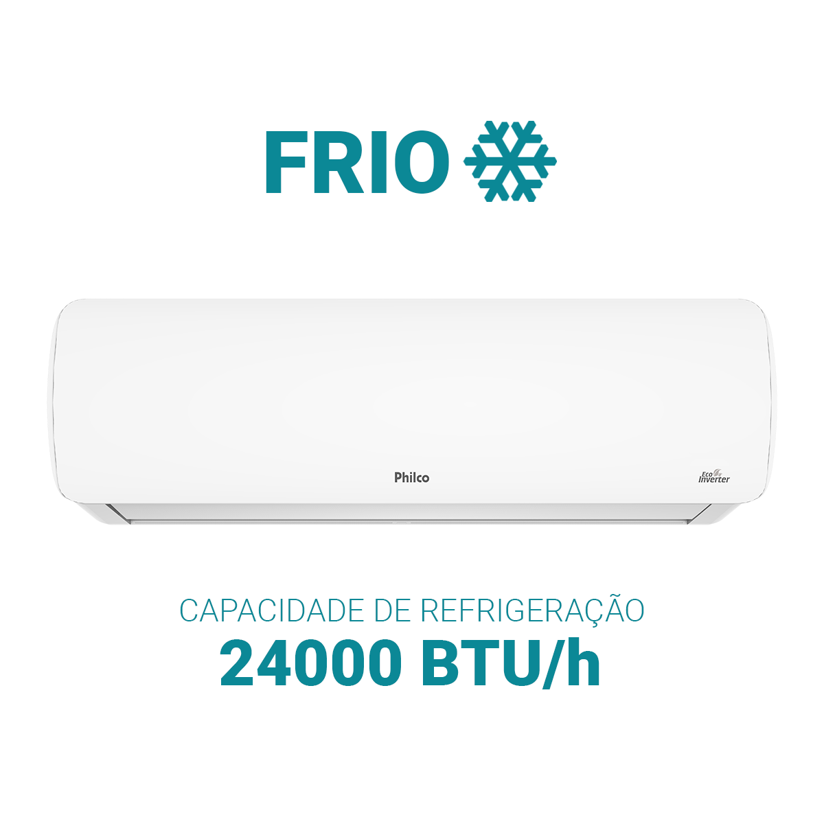 Ar-Condicionado Split 24000BTUS Philco Frio PAC24FC